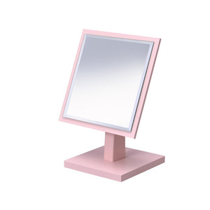 Pretty Pink Square Make Up Vanity Mirror