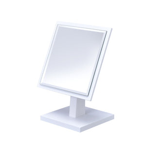 Pretty White Square Make Up Vanity Mirror