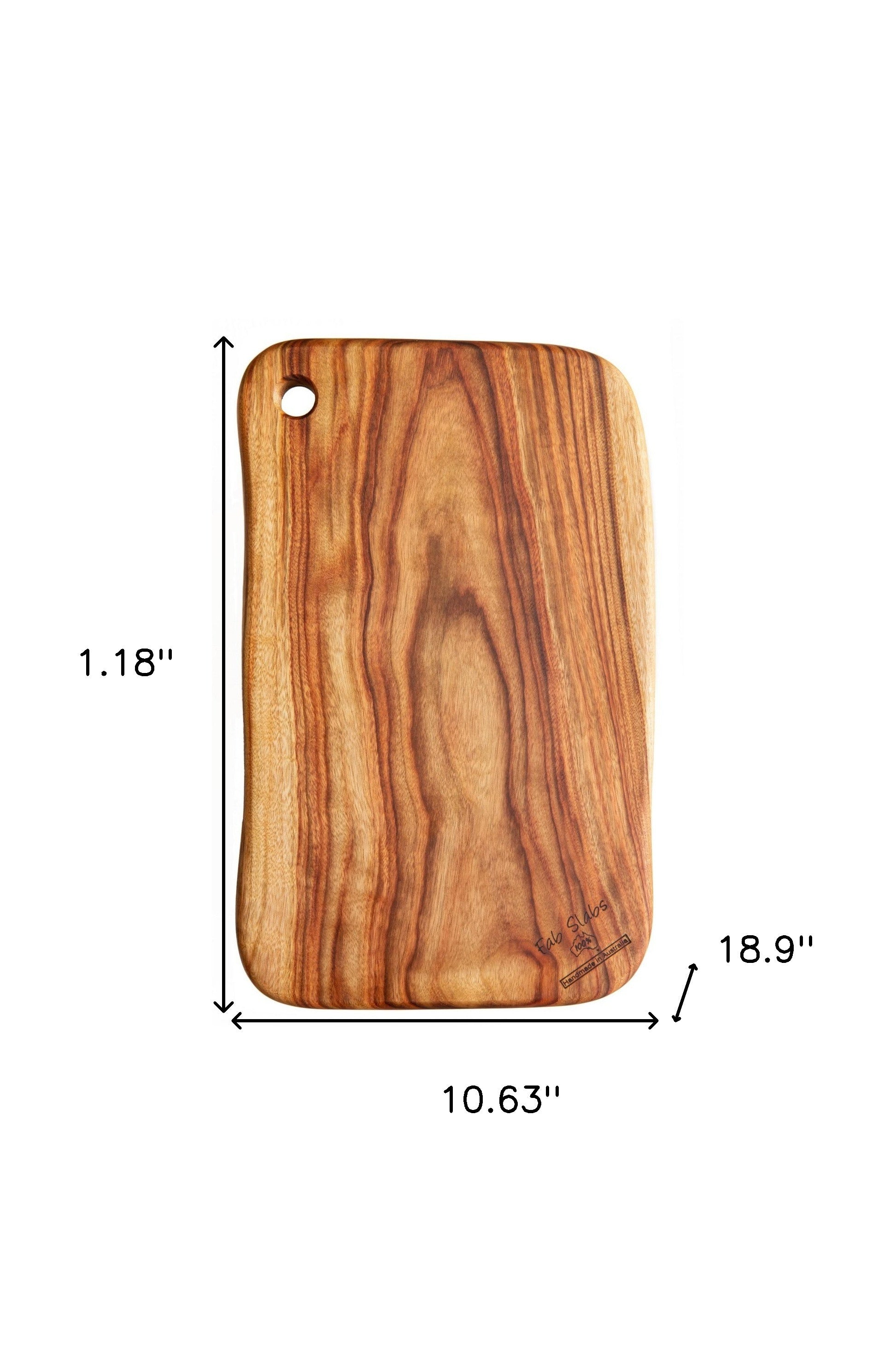 11" Natural Wood Rectangular Wood