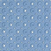 Blue Bubbles Drain Hole Bathrub Mat