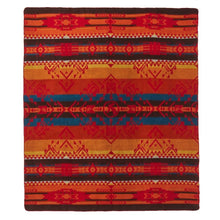 Ultra Soft Red Southwest Handmade Throw Blanket