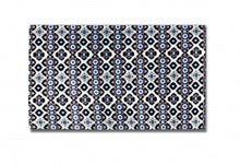 5' X 7' Black Light Blue Area Rug