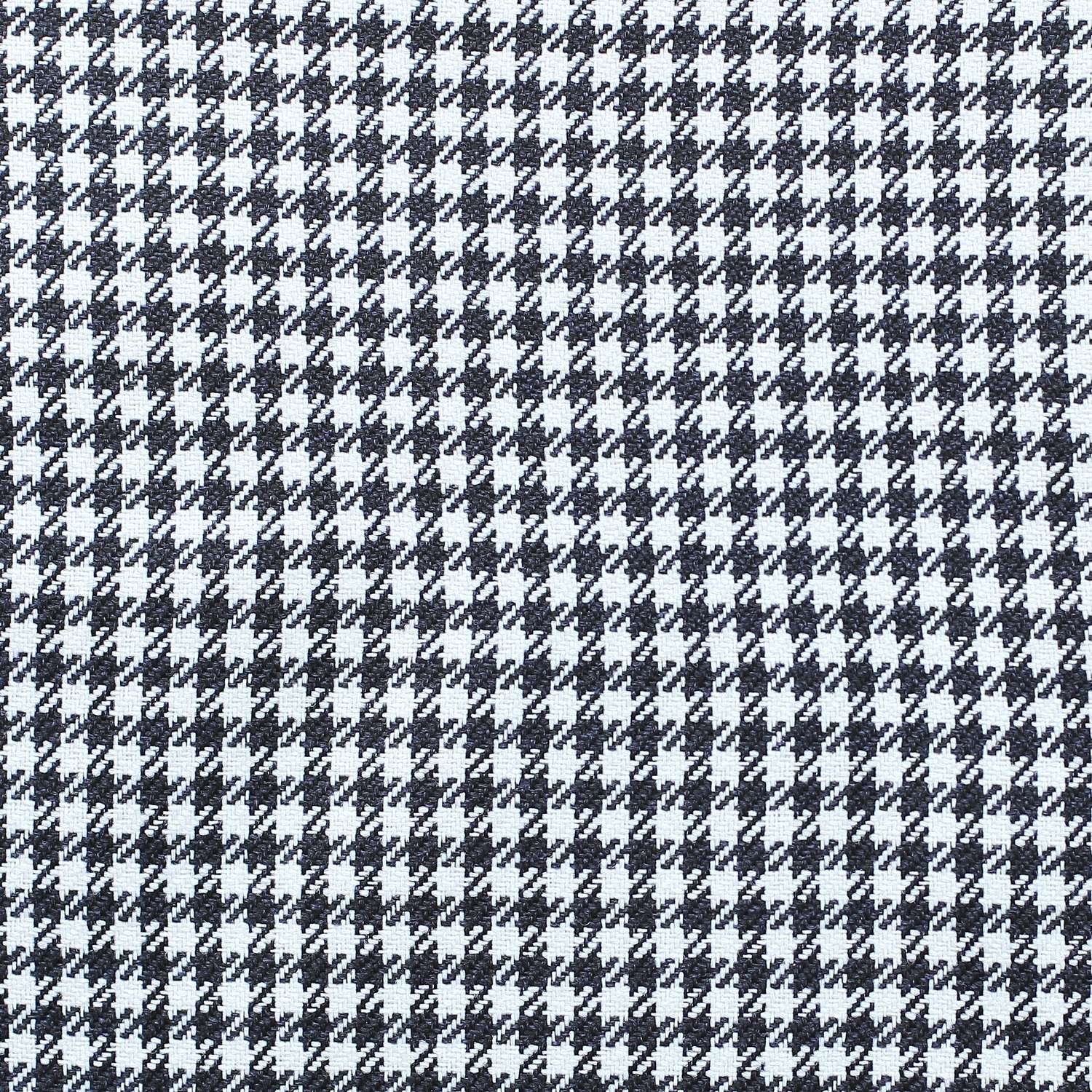 Set Of Four 20" X 12" White And Black Houndstooth Zippered Handmade Polyester Lumbar Pillow