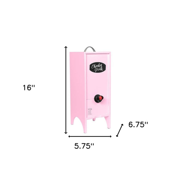 Chic Pink Wine Beverage Dispenser