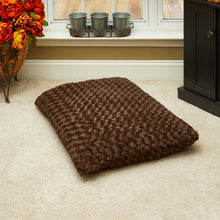 Brown Lux Faux Fur Rectangle Pet Bed - 3