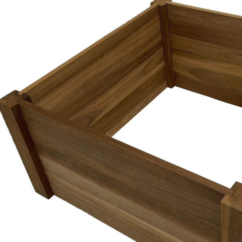 24" Premium High Hardwood Vegetable and Flower Bed