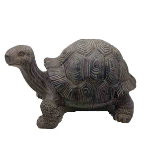 11" Dark Brown Tortoise Indoor Outdoor Statue