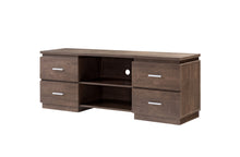 Modern Rustic Walnut Oak TV Stand