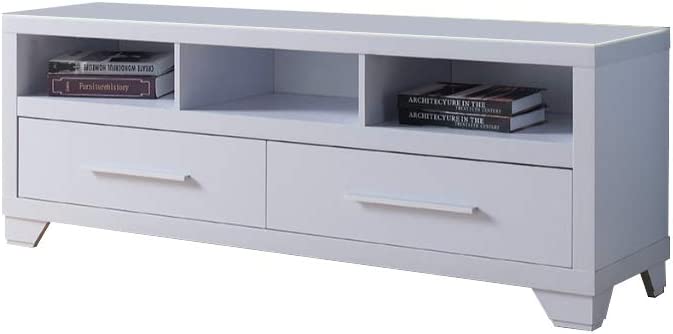 Modern White TV Stand