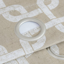 84” Sand Interlock Pattern Window Curtain Panel