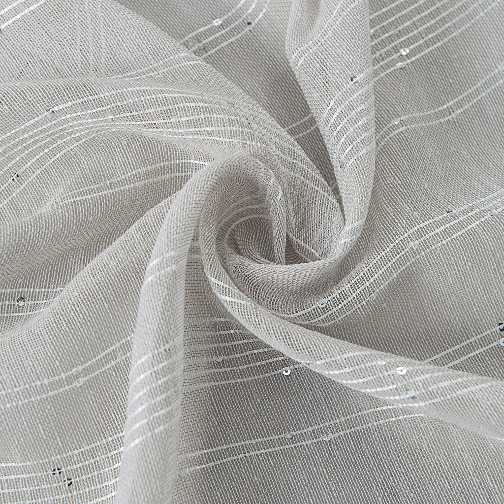 Set of Two 96" Beige Shimmery Window Curtain Panels