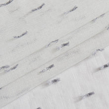 84” Silver Sprinkled Embellishment Window Curtain Panel