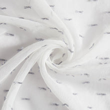 96” Silver Sprinkled Embellishment Window Curtain Panel