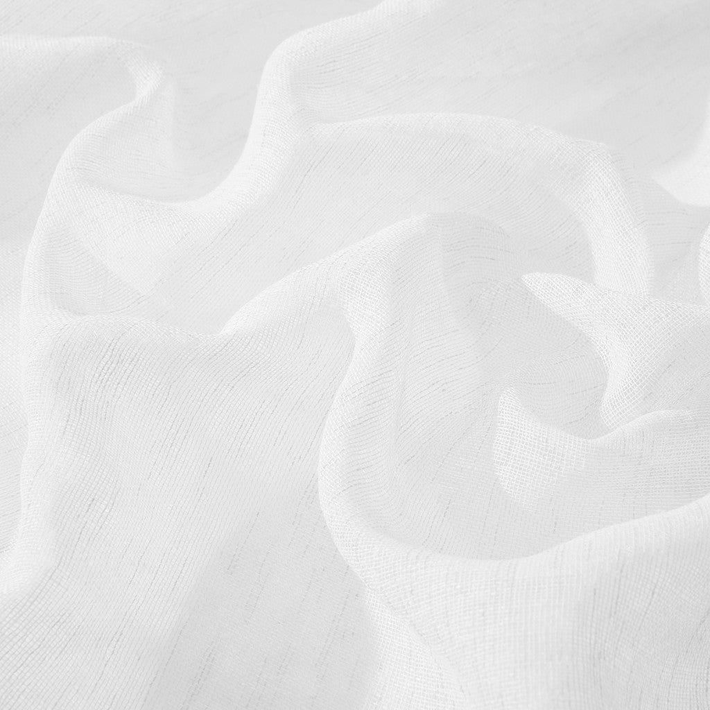 Set of Two 84" White Solid Grommet Window Panels