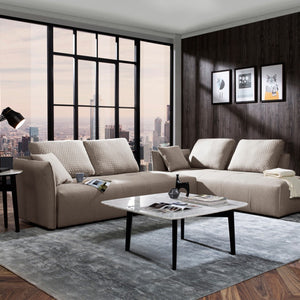 Mod Light Gray Fabric Modular Sectional Sofa Bed