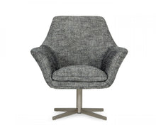 Industrial Dark Grey Chair With Metal Swivel