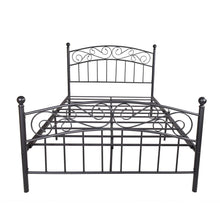 Iron Full Standard Bed Upholstered With Headboard