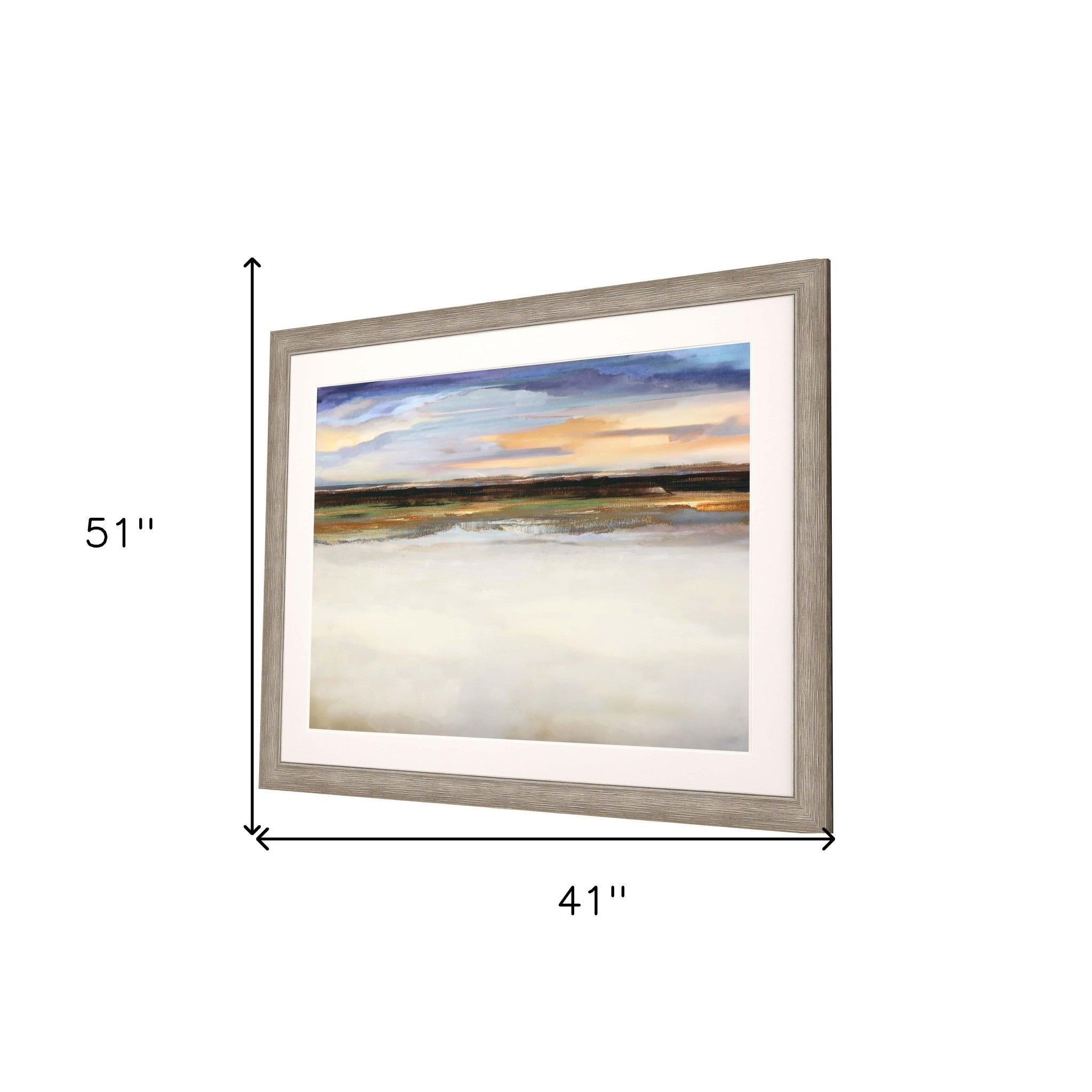 Twilight Framed Art Silver Picture Frame Print Wall Art