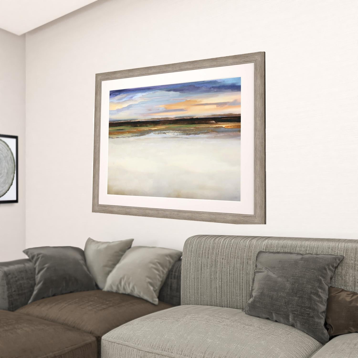 Twilight Framed Art Silver Picture Frame Print Wall Art