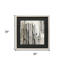 Linearity Ii Framed Art Gold Picture Frame Print Wall Art