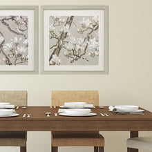 Magnolia Bloom Framed Art Gold Picture Frame Print Wall Art