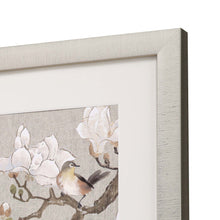 Magnolia Bloom Framed Art Gold Picture Frame Print Wall Art
