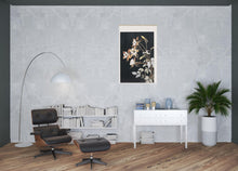 Yellow Flower On Black Ii Framed Art Gold Picture Frame Print Wall Art