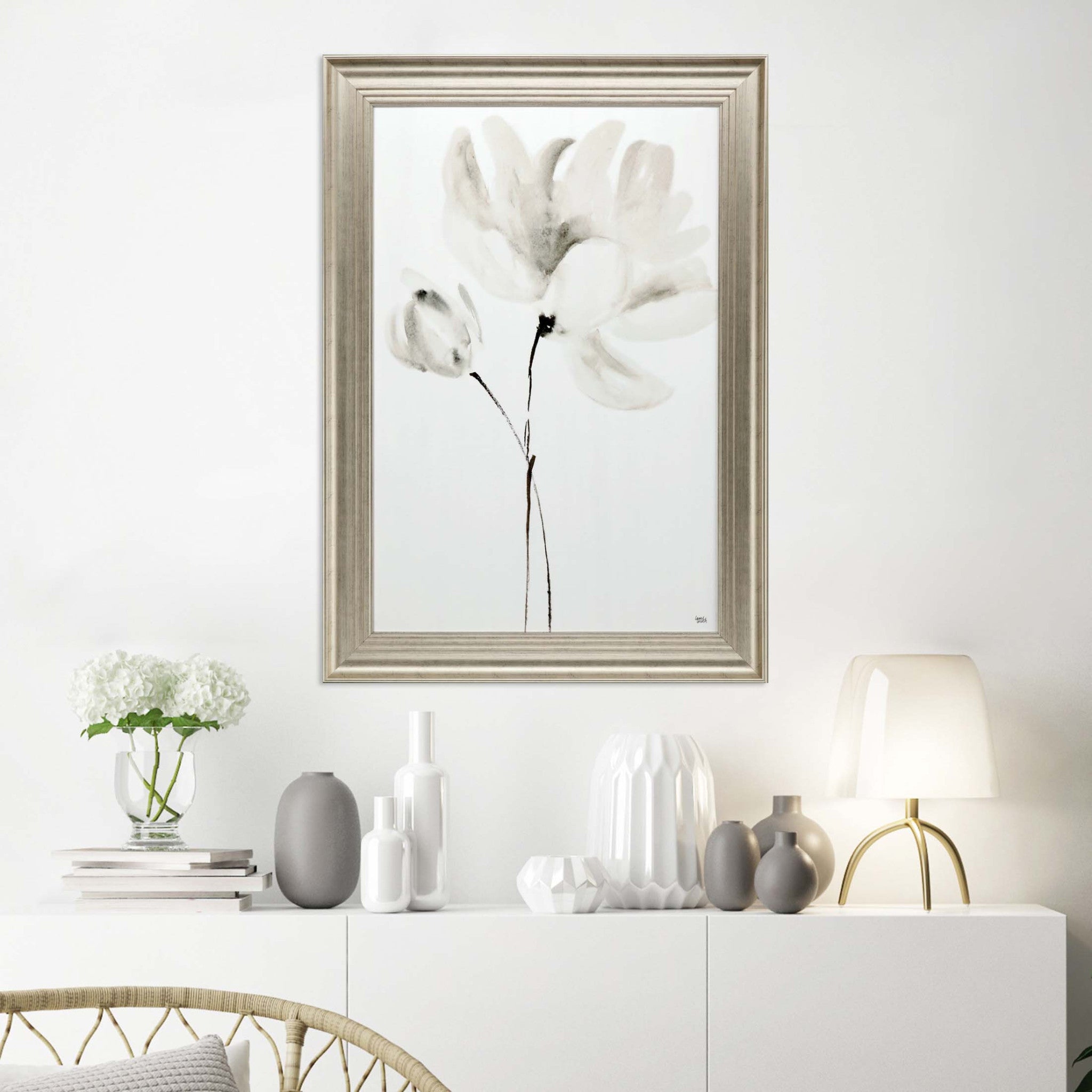 Rise With The Sun Ii Framed Art Silver Picture Frame Print Wall Art