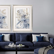 Royal Blue Ii Framed Art Silver Picture Frame Print Wall Art