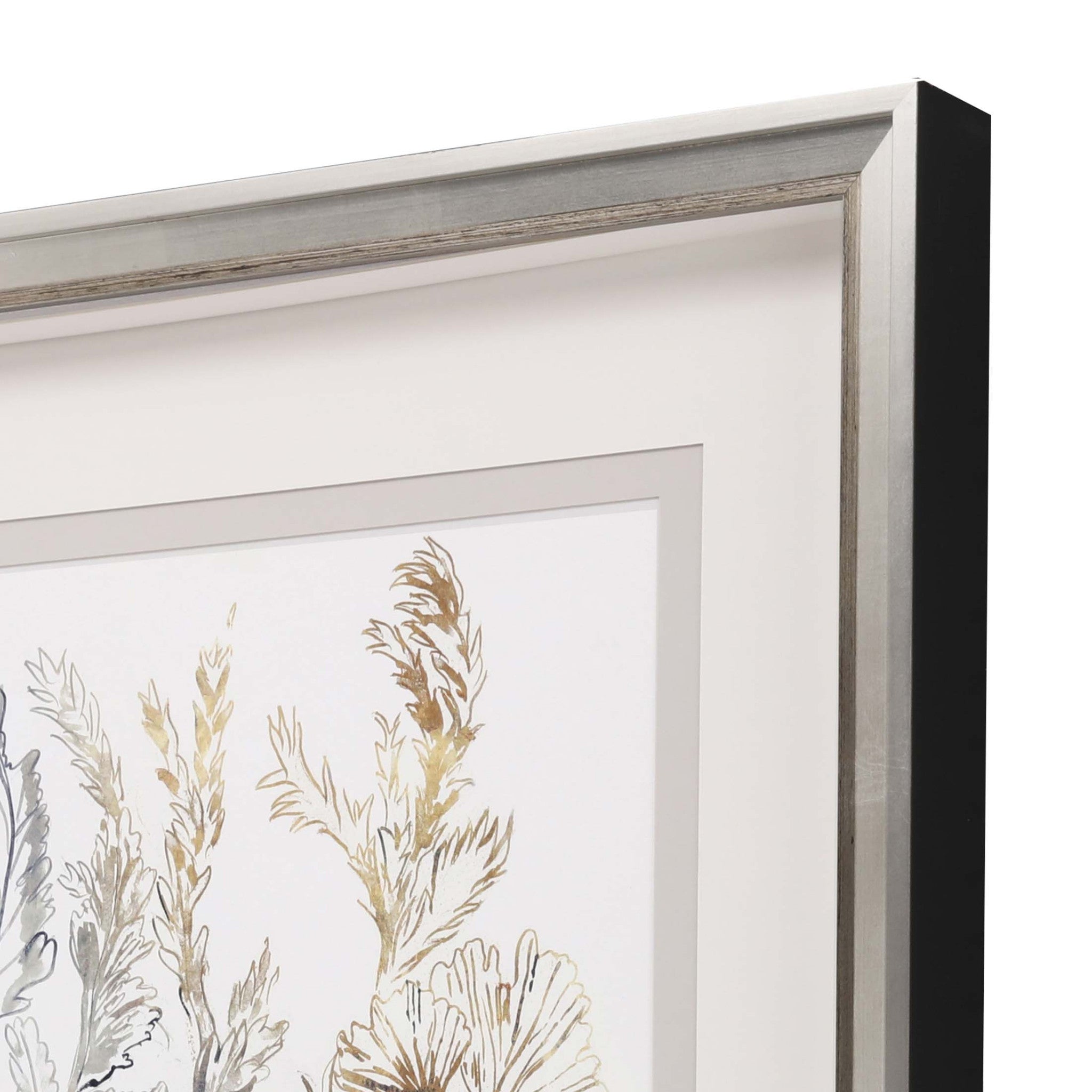 Royal Blue Ii Framed Art Silver Picture Frame Print Wall Art