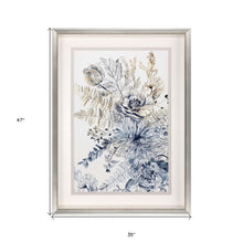 Royal Blue Ii Framed Art Silver Picture Frame Print Wall Art