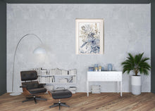 Royal Blue Ii Framed Art Silver Picture Frame Print Wall Art