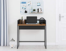 Contemporary Brown and Black Computer And Writing Desk