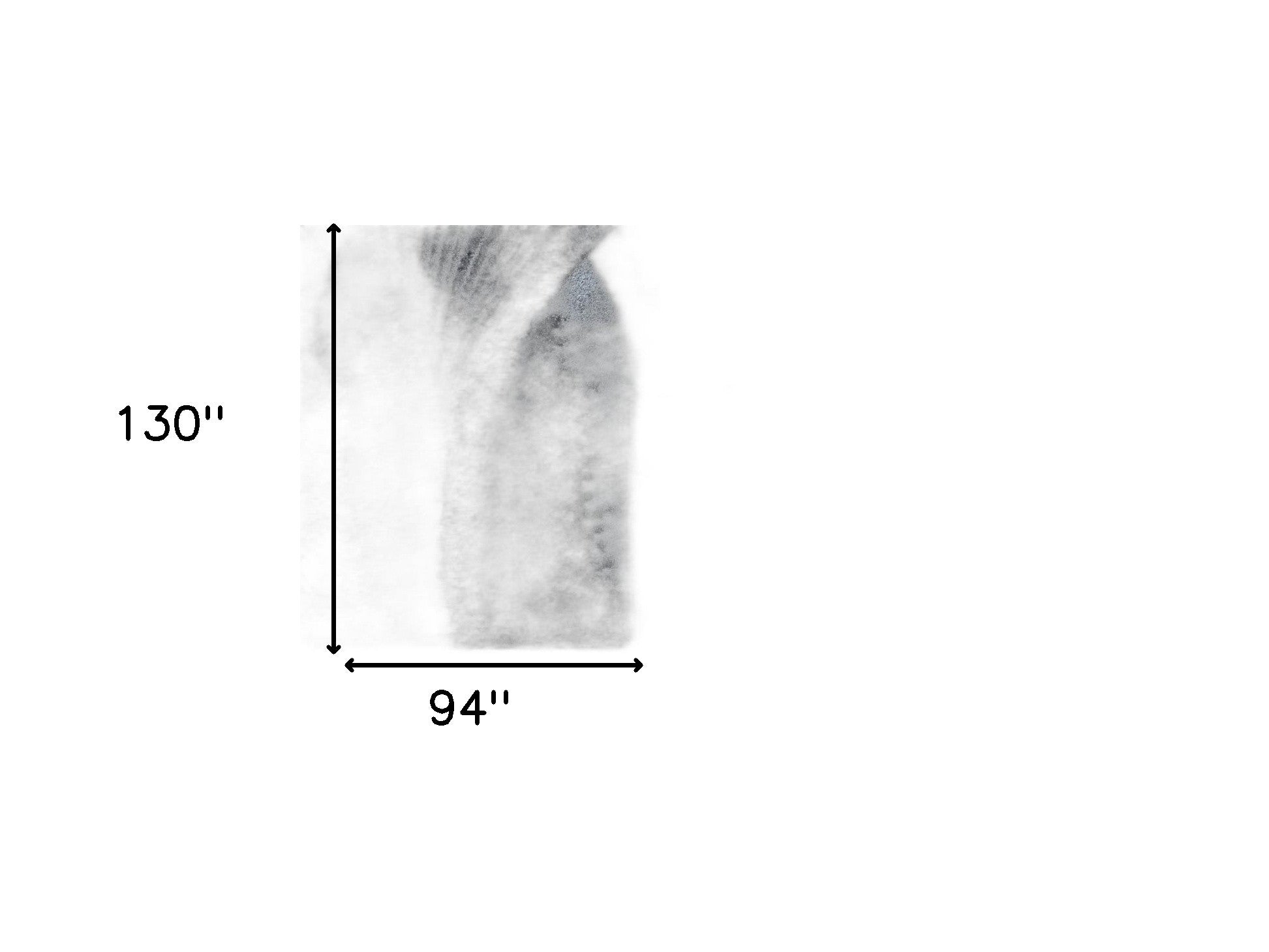 8’ x 11’ Gray Blue Abstract Waves Modern Area Rug