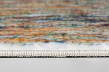 8’ x 10’ Blue Red Abstract Painting Modern Area Rug