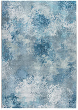 8’ x 10’ Blue White Abstract Sky Area Rug