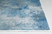 8’ x 10’ Blue White Abstract Sky Area Rug