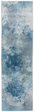 8’ x 10’ Blue White Abstract Sky Area Rug