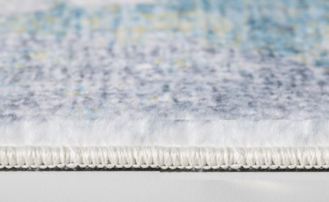 6’ x 9’ Blue Yellow Abstract Sky Area Rug