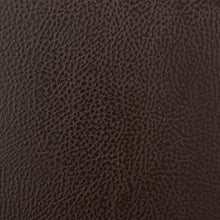 34 英寸巧克力色人造皮革和鐵質旋轉低背吧檯椅