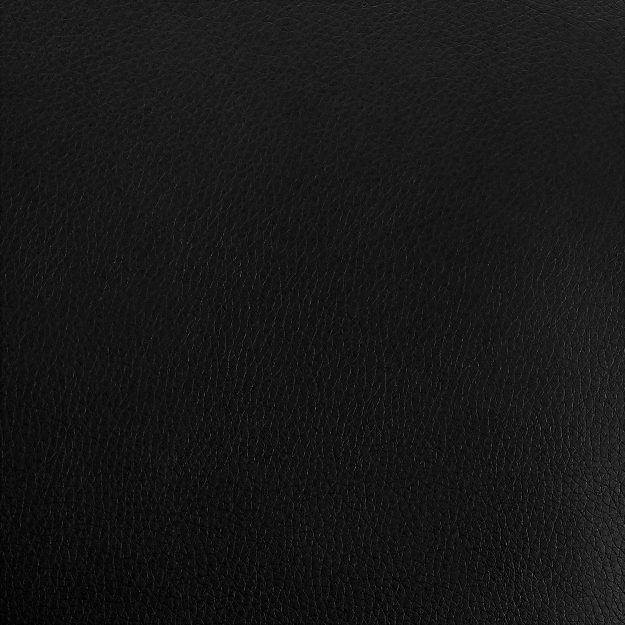 30 英寸優雅黑色人造皮革和黑色金屬無扶手旋轉吧凳