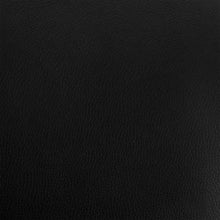 30 英寸優雅黑色人造皮革和黑色金屬無扶手旋轉吧凳