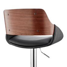 43 英寸黑色和銀色鐵製旋轉低背可調節高度吧椅帶腳凳