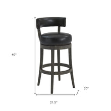 30 英寸棕色瑪瑙人造皮革旋轉櫃檯凳