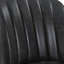 46 英寸棕色瑪瑙人造皮革和實木旋轉吧台高度椅子