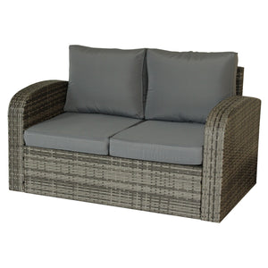 32" Gray Standard Love Seat