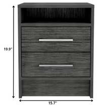 Sophisticated and Stylish Smokey Oak Nightstand