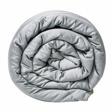 Grey Bamboo Weighted Breathable Throw Blanket