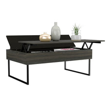 Black Wood Rectangular Lift Top Coffee Table 49