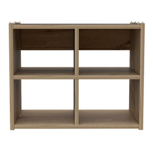 Minimalist and Modern Light Grey Entryway Stackable Storage Unit